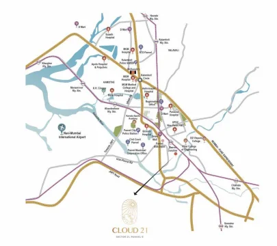 CLOUD 21 location map